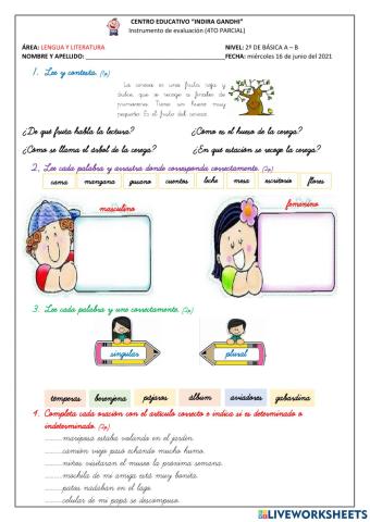 Evaluación IV parcial