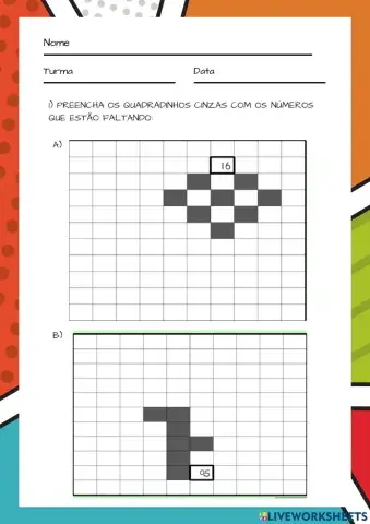 Quadro Numérico e Linha do Tempo