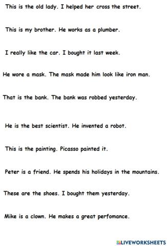 Rephrasing relative  (who- that)