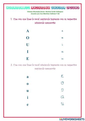 Evaluacion Lenguaje Verbal