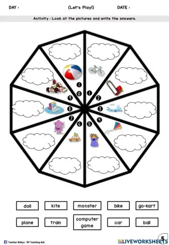 Let's Play Year 1 (Fill in the blanks)