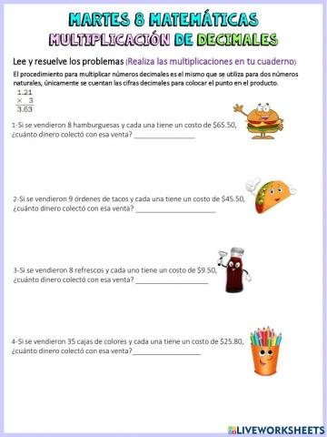 Problemas multiplicativos