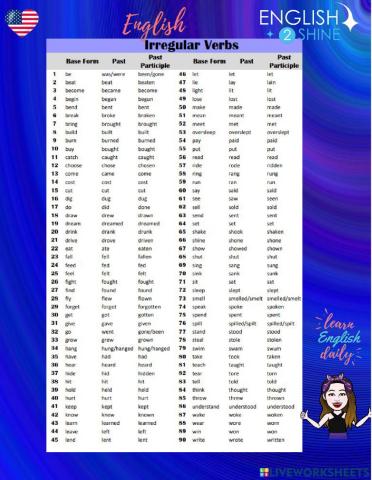 Irregular verbs