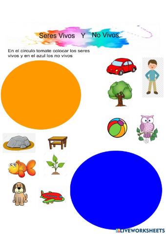 Seres vivos y no vivos