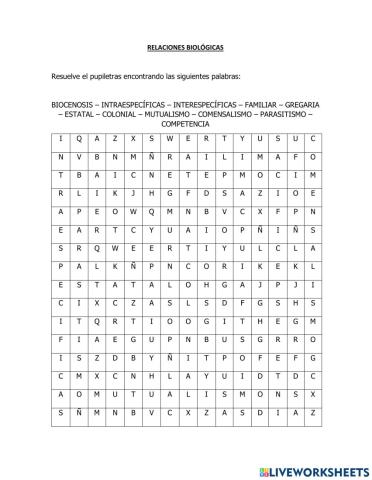 Relaciones Biológicas