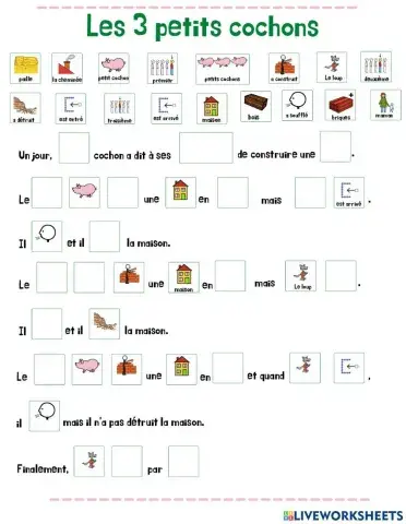 Les 3 petits cochons