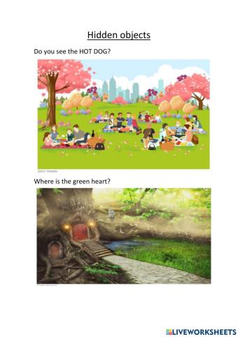 Hidden objects