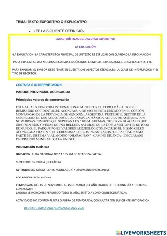 DEFINICION de texto expositivo