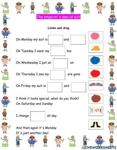 Magic Book 2  Unit 6 The emperor's special suit