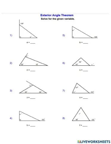 Finding unknown angles