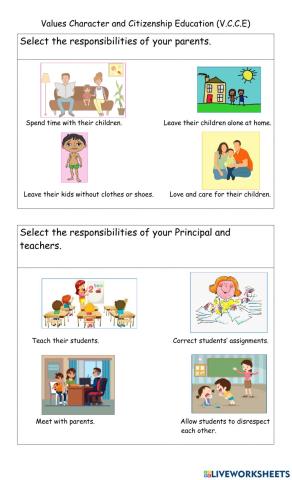 Responsibilities-Irresponsibilities