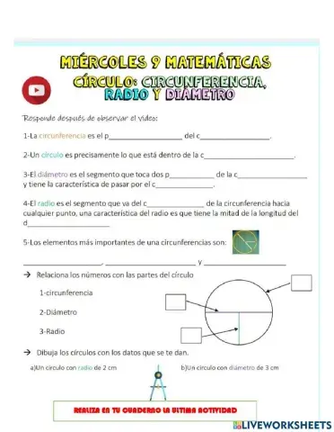 Partes d ela circunferencia
