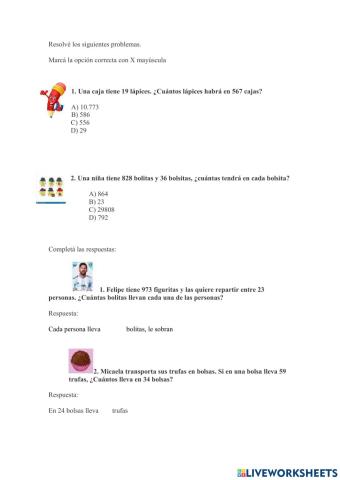 Situaciones problemáticas