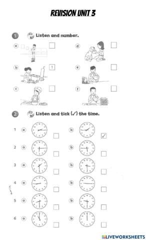 Revision unit 3