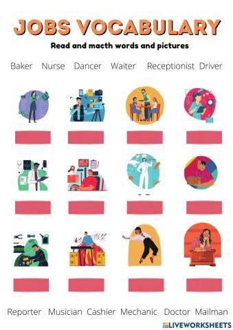 Jobs and occupations