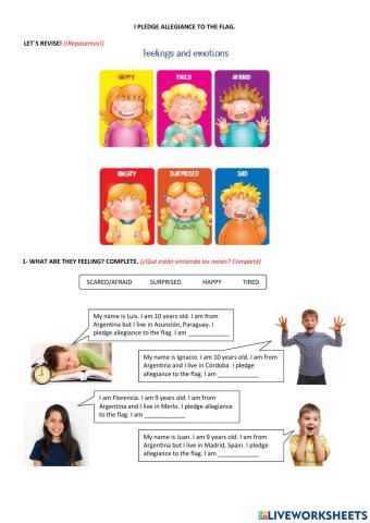 I pledge allegiance to the flag