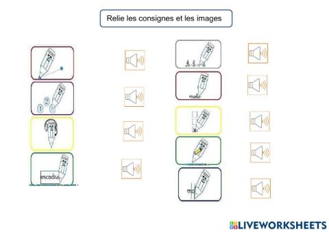 Consignas o instrucciones en español