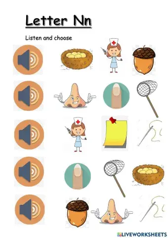 Letter Nn-Listening