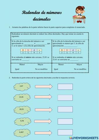 Redondeo de números decimales