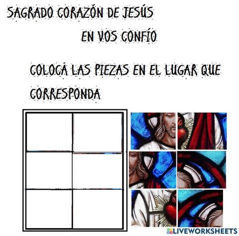 Rompecabezas: Sagrado Corazón de Jesús