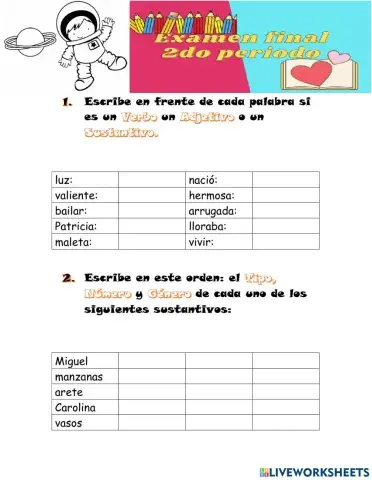 Lenguaje Grado Tercero