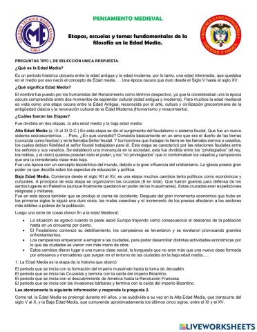 Historia de la filosofía medieval