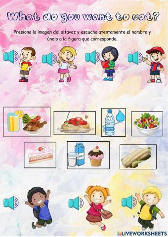 What do you want to eat?