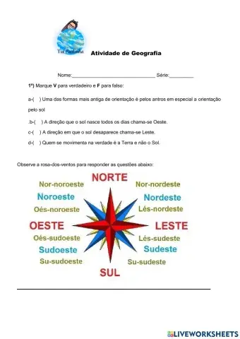 Orientação no espaço geográfico