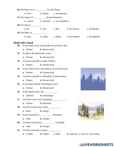 Examen B Deutsch III