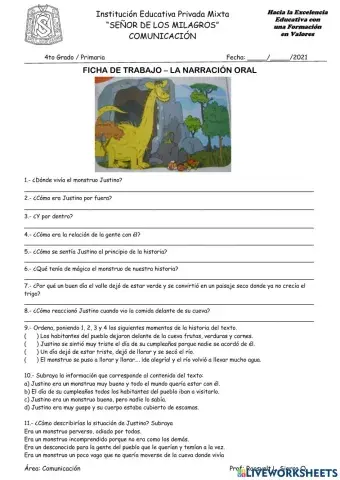 Las lagrimas de Justino - cuento