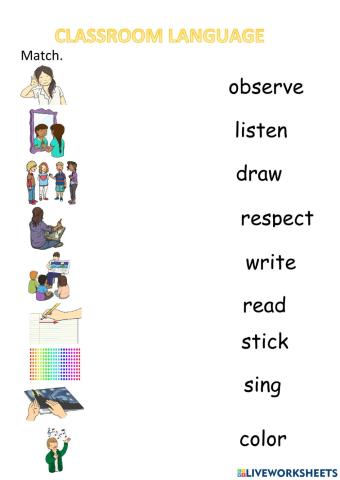 Classroom language