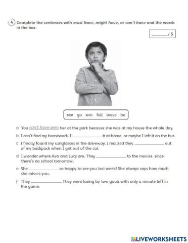 Modal Verbs of Deduction