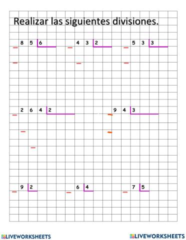 Divisiones