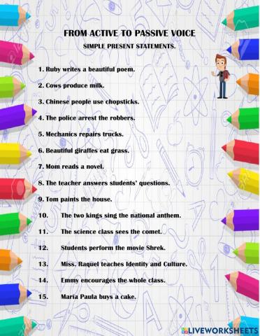 From active to passive voice