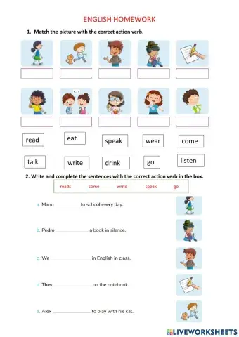Action Verbs · 2