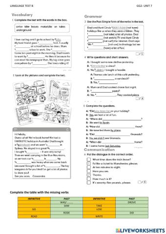 First Language Test B Gogetter 2