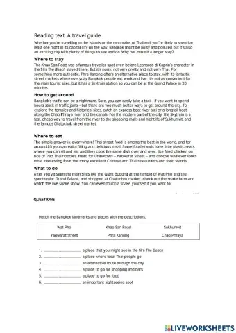 Reading 1 Middle city