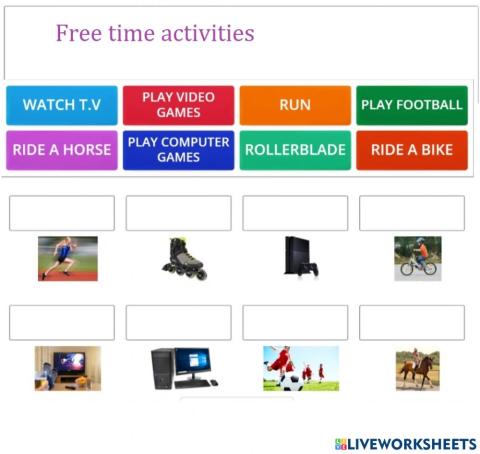 Free time activities