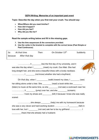 GEP4 Writing Gaps filling