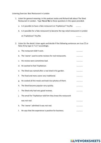 Best Restaurant in London