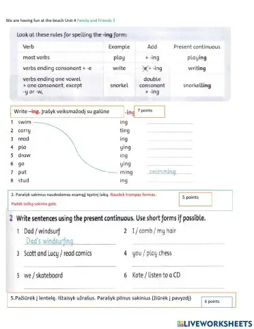 We are having Fun at the Beach. Family and Friends 3