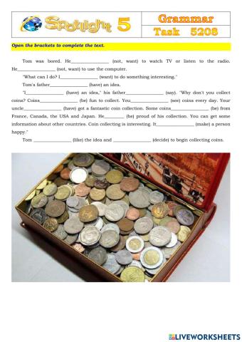 Spotlight 5 Task 5208