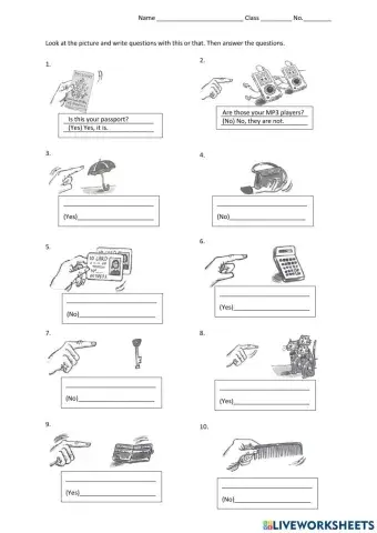 This That These Those