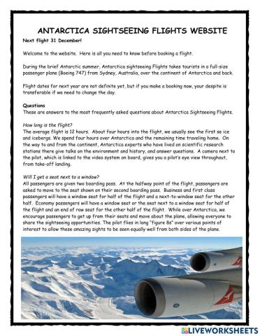 Antartic Flight PET Reader