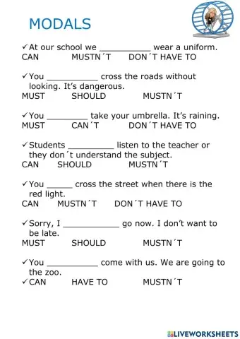 Modals