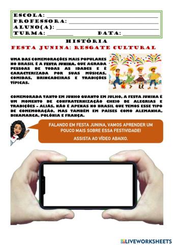 Festa Junina: Resgate Cultural