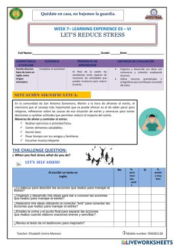 Let's reduce stress-3