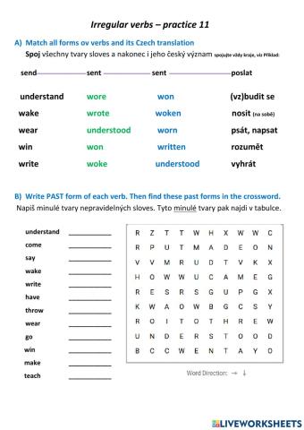 Irregular verbs 11
