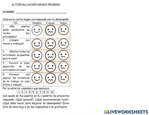 Autoevaluación de periodoacadémico