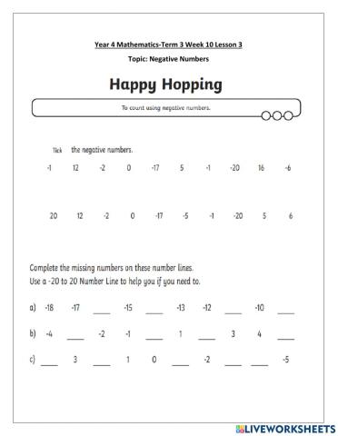 Maths Term 3 week 10 lesson 3 Higher